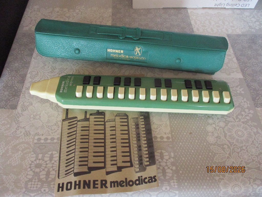 Melodica Soprano met tasje en papieren, Muziek en Instrumenten, Ophalen of Verzenden, Zo goed als nieuw, Met koffer of doosje