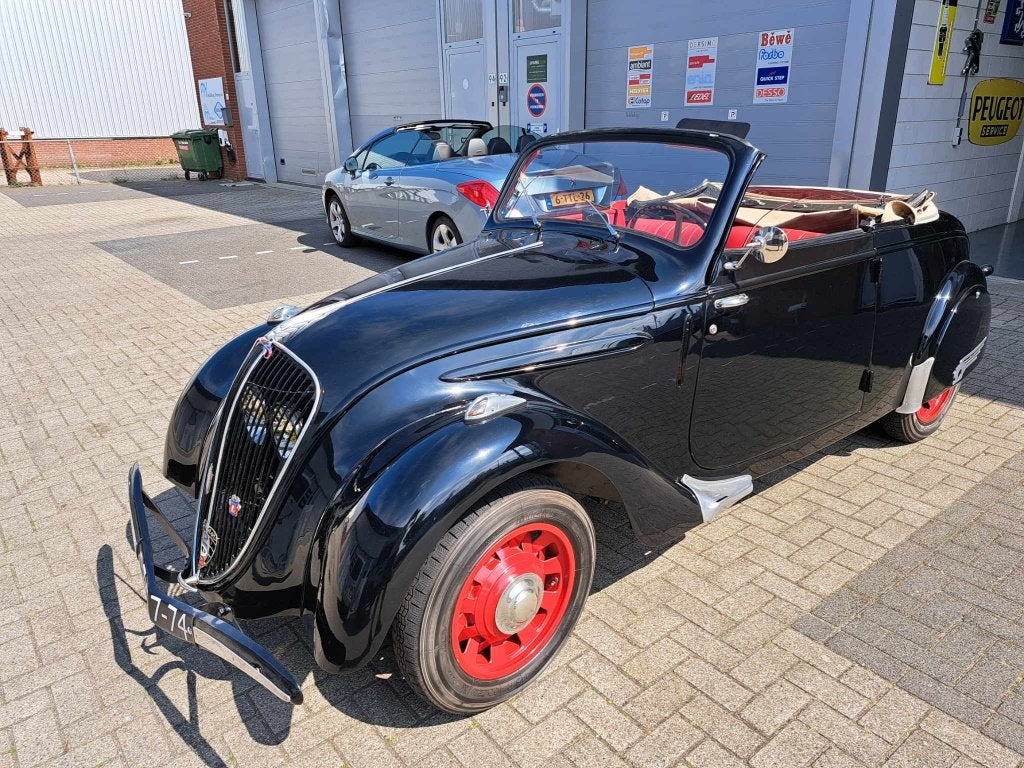 PEUGEOT 202 Decapotable / cabriolet - 1938 ZELDZAAM, foto 3