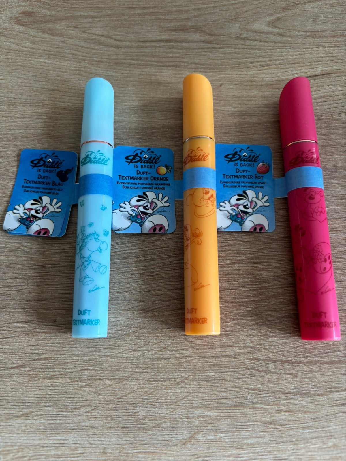 3 geurmarkers diddl is back, Ophalen of Verzenden, Zo goed als nieuw