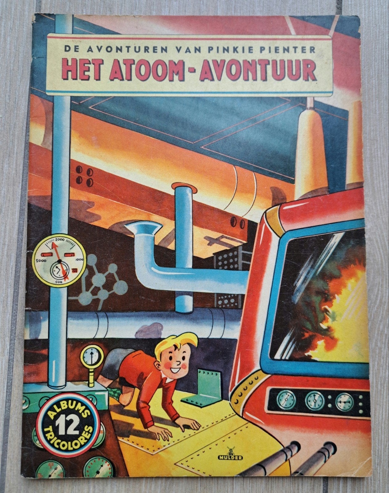 Strip: De avonturen van Pinkie Pienter ( eerste druk)1957, Enlèvement ou Envoi, Utilisé