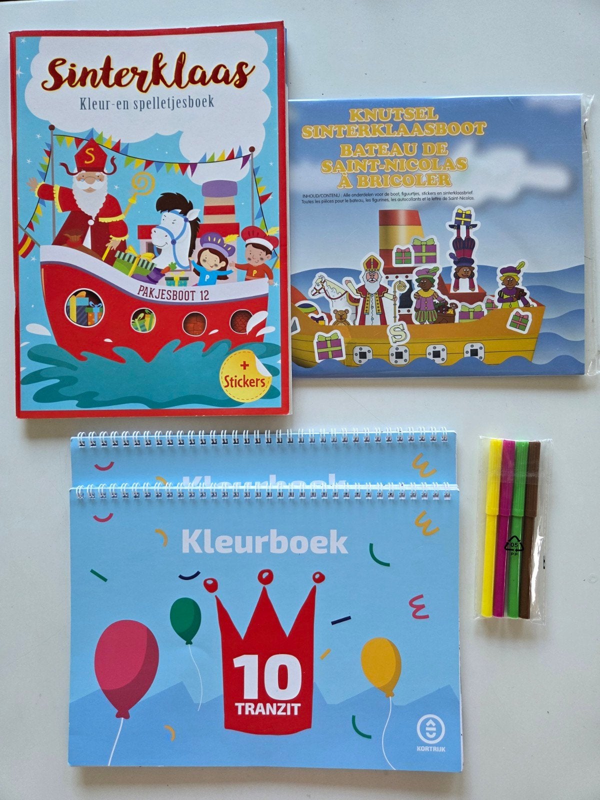 Kleur- en knutsel set, Hobby en Vrije tijd, Ophalen of Verzenden, Gebruikt
