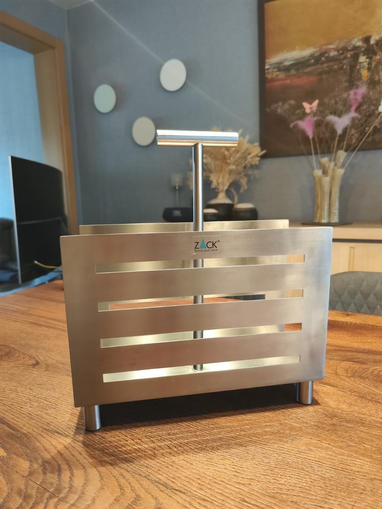 Lectuurbak zack in RVS (roestvrij staal). Design., Huis en Inrichting, Ophalen