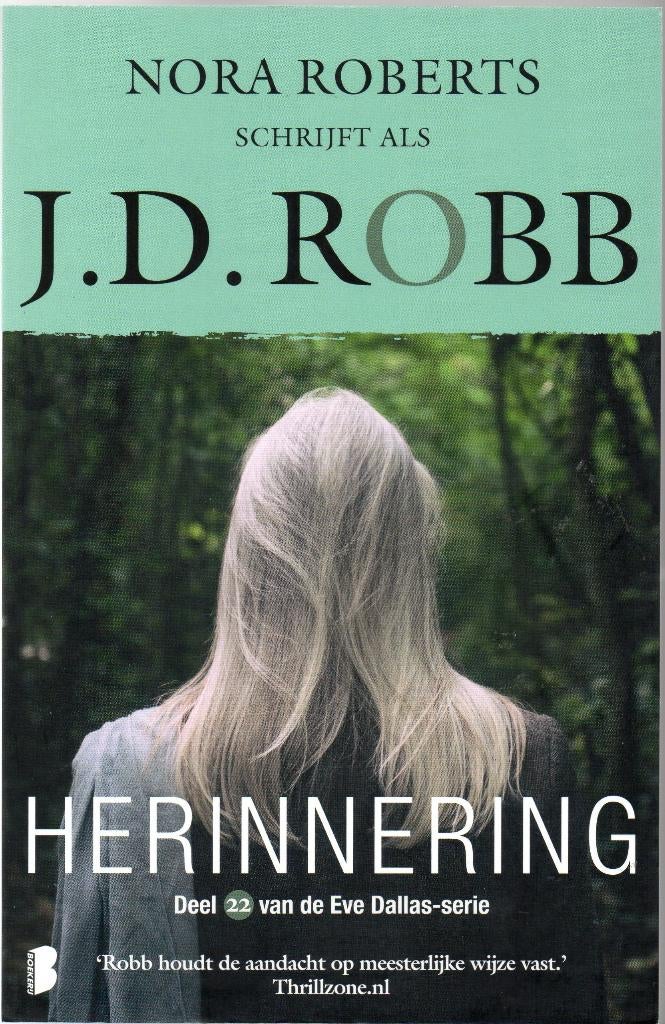 J.D. Robb - Herinnering ( Eve Dallas 22 ), Boeken, Romans, Nieuw, Nederland, J.D. Robb, Verzenden