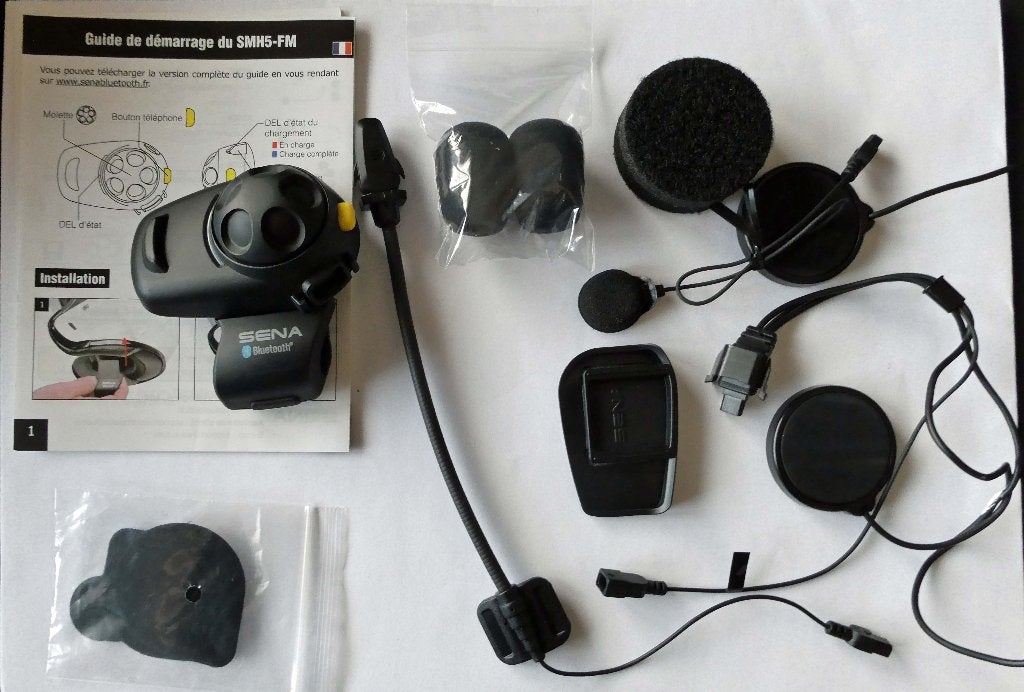 Headset Sena SMH5 - FM, Motoren, Ophalen of Verzenden, Tweedehands, Jethelm
