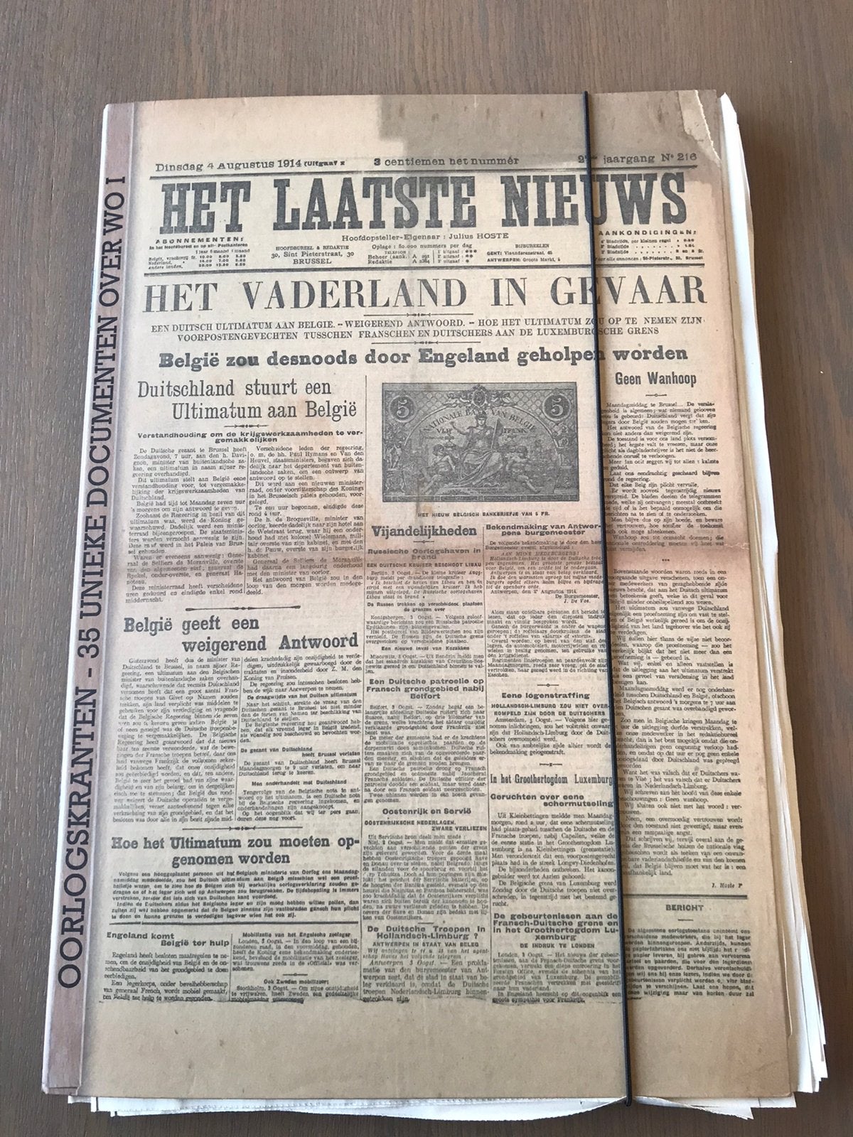 WO 1, Ophalen of Verzenden