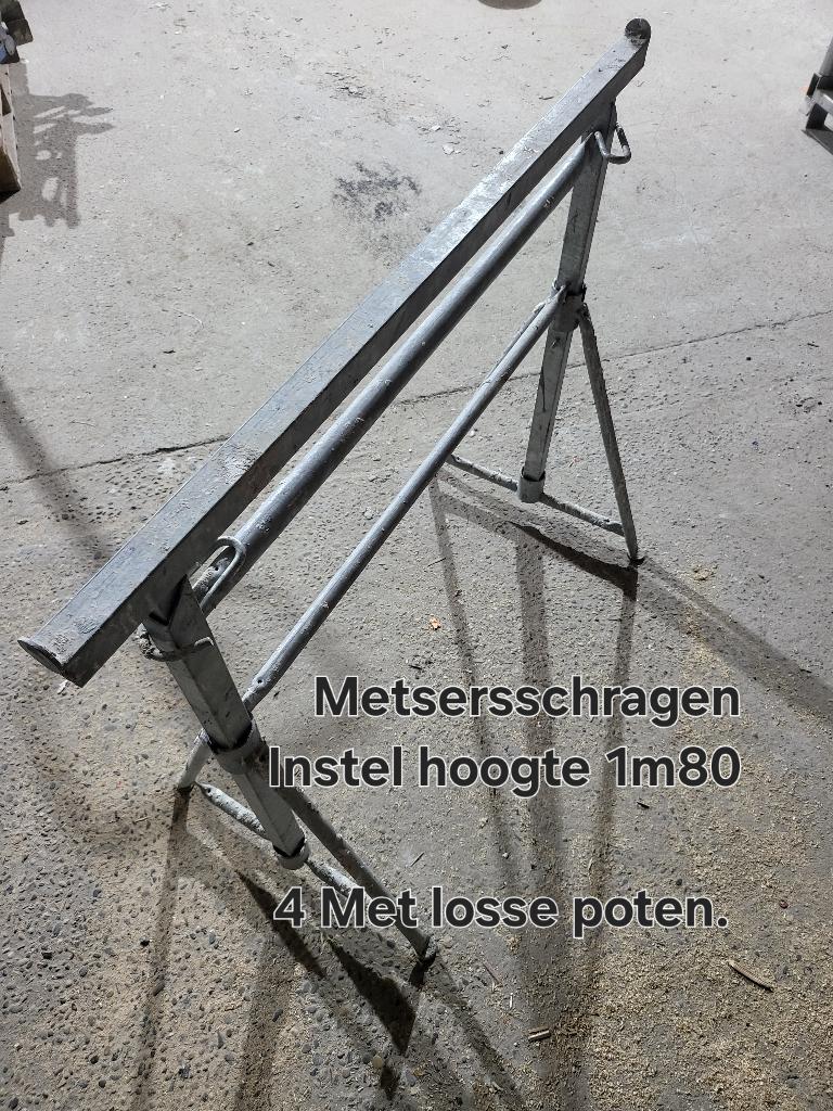 Metsersschragen, Doe-het-zelf en Bouw, Steigers, Ophalen, Gebruikt