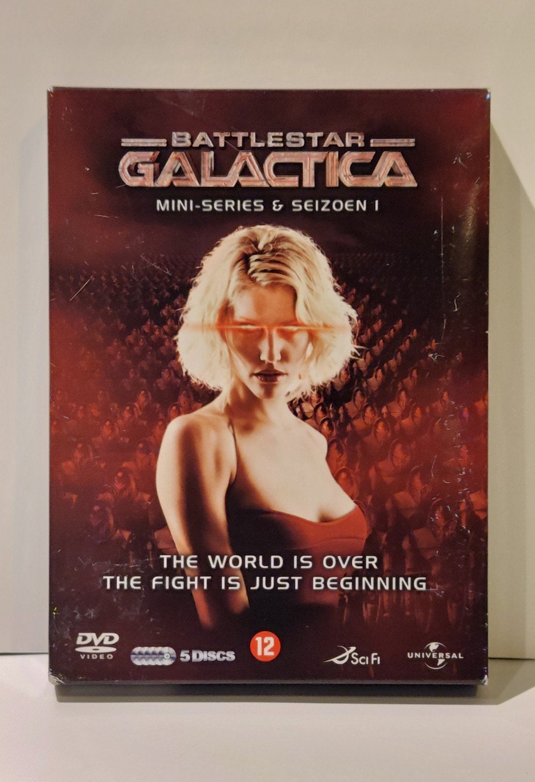 Mini-série Battlestar Galactica et saison 1 (5 DVD) science-, CD & DVD, Enlèvement ou Envoi, Anglais, Anglais, Comme neuf