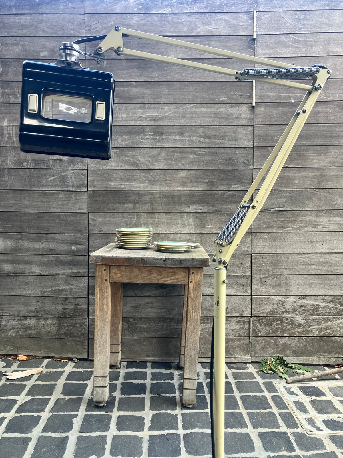 Vintage tandartslamp UV-lamp G. Nissel London bakeliet, Antiek en Kunst, Ophalen