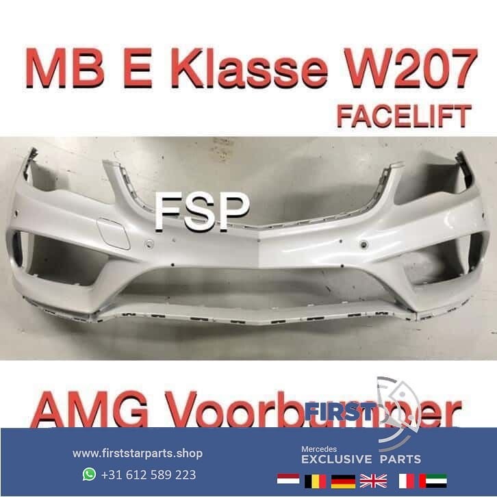 W207 Facelift AMG Voorbumper Mercedes E Klasse Coupé Cabrio, Gebruikt, -, Voor, Ophalen of Verzenden