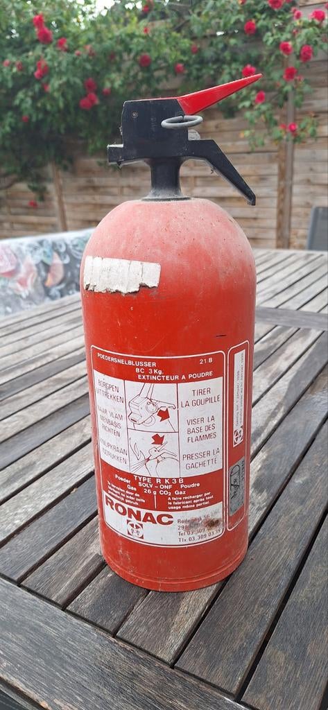 Ancienne extincteur 3kg année 1998, Extincteur