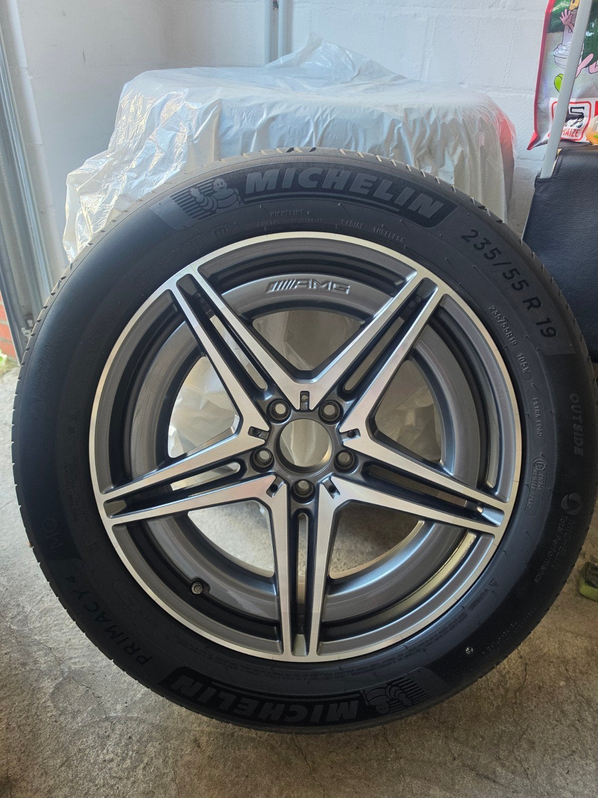 Jantes Mercedes AMG, Enlèvement, 19 pouces, Pneu(s)
