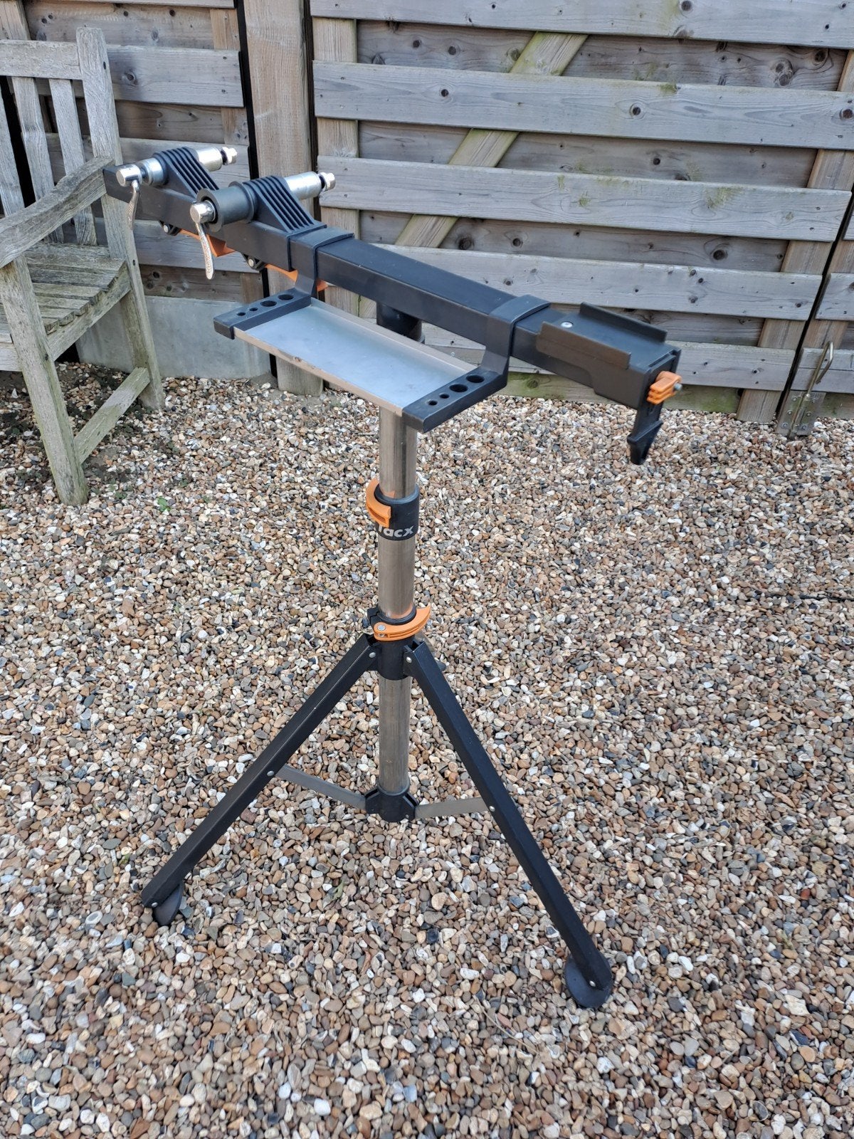 Tacx fietsstand montage, Ophalen
