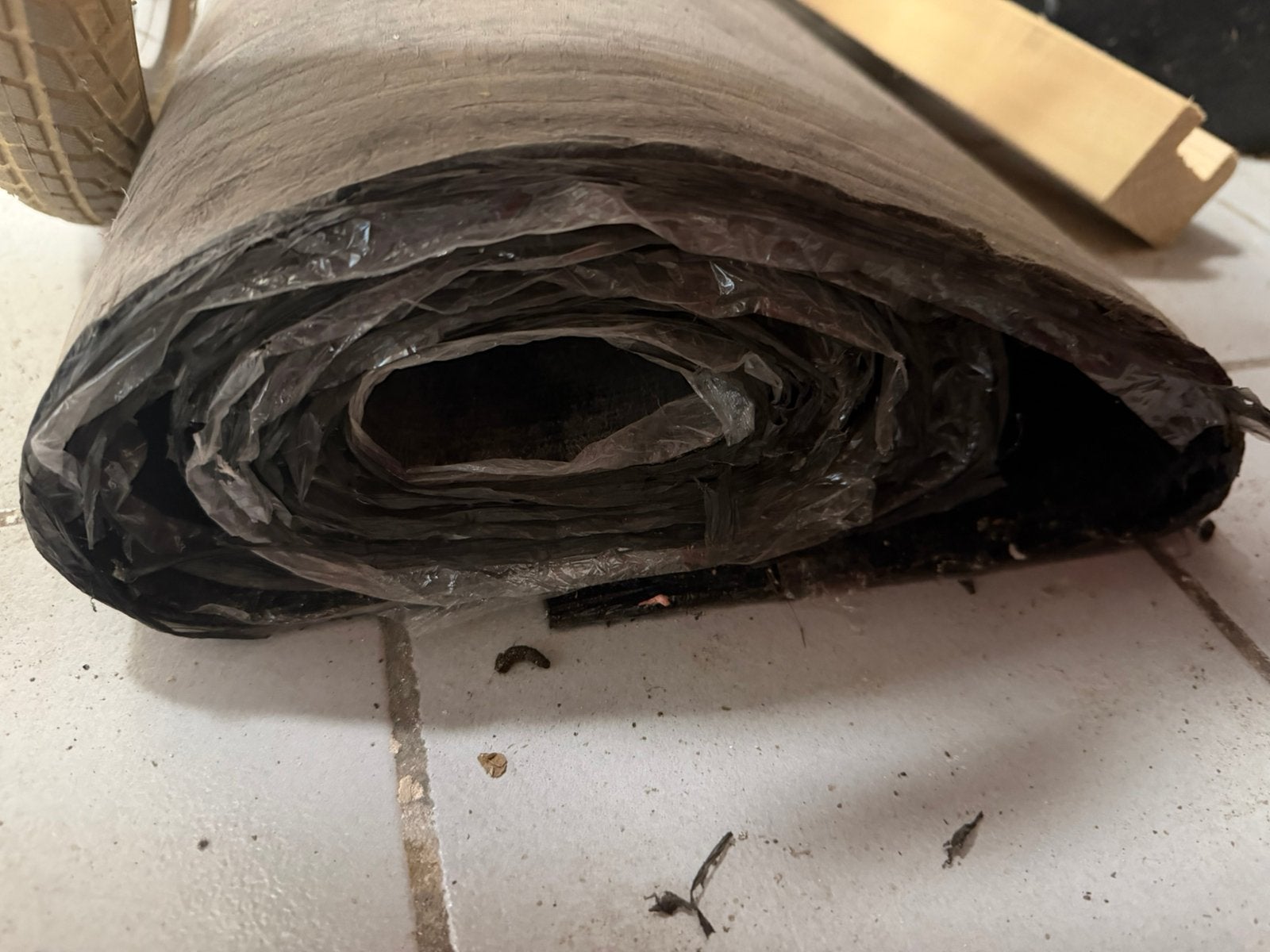 Rol roofing, Ophalen, Zo goed als nieuw
