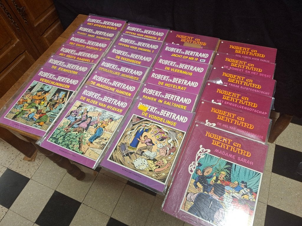Collectie Robert en Bertrand strips, Boeken, Complete serie of reeks, Ophalen, Gelezen