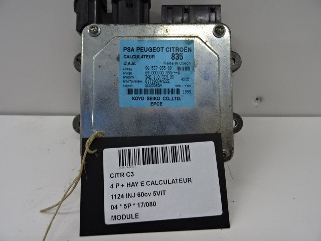 UNITE ELECTRONIQUE Citroën C3 (FC / FL / FT) (9653783580), Citroën, Mevr. I. Hauben, Utilisé, Rue de l'Espoir 34 34
4030  GRIVEGNÉE, BE