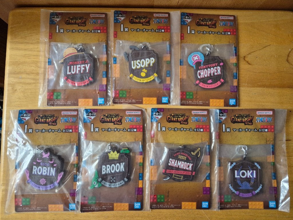 Lot porte-clés One Piece, Verzamelen, Ophalen, Zo goed als nieuw, Overige typen