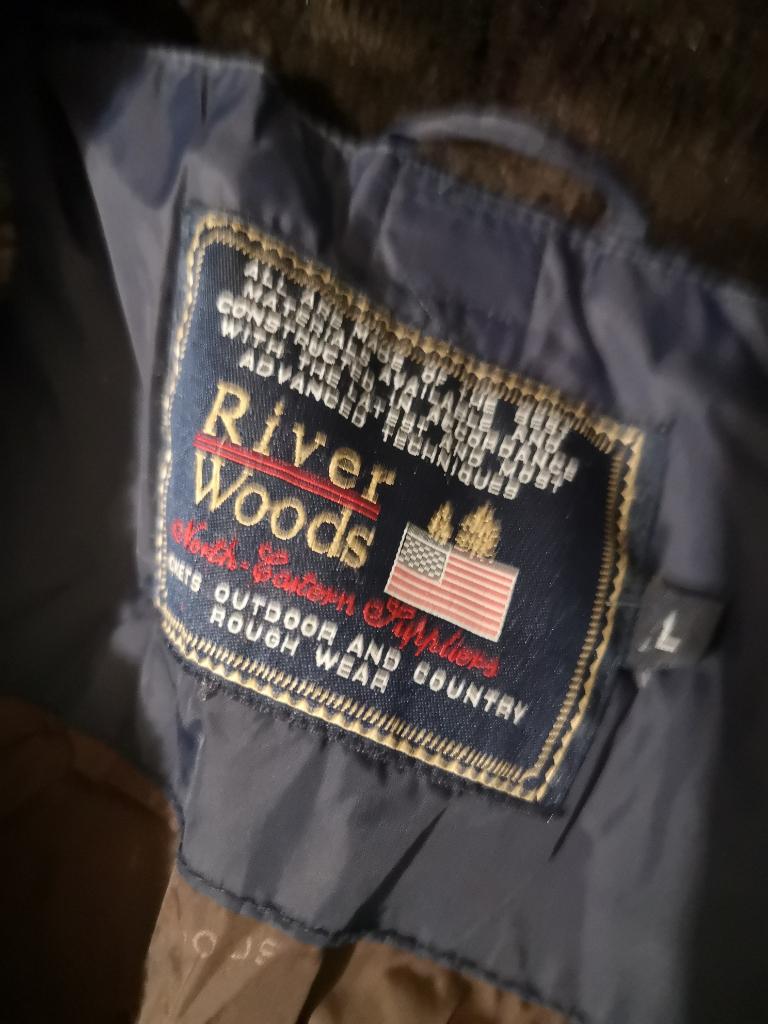 Riverwoods jas maat L, Blauw, River Woods, Maat 42/44 (L), Ophalen of Verzenden