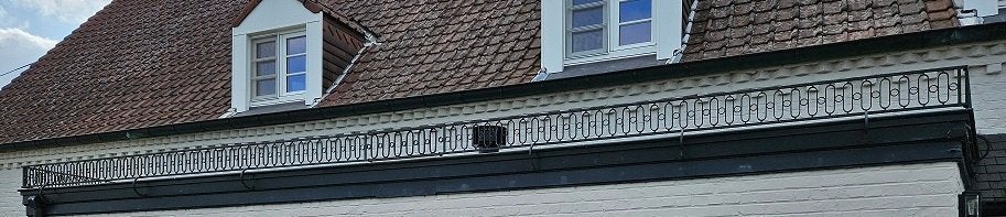 Balustrade ancienne en fer forgé, Enlèvement, Utilisé, Autres matériaux, Clôture ornementale