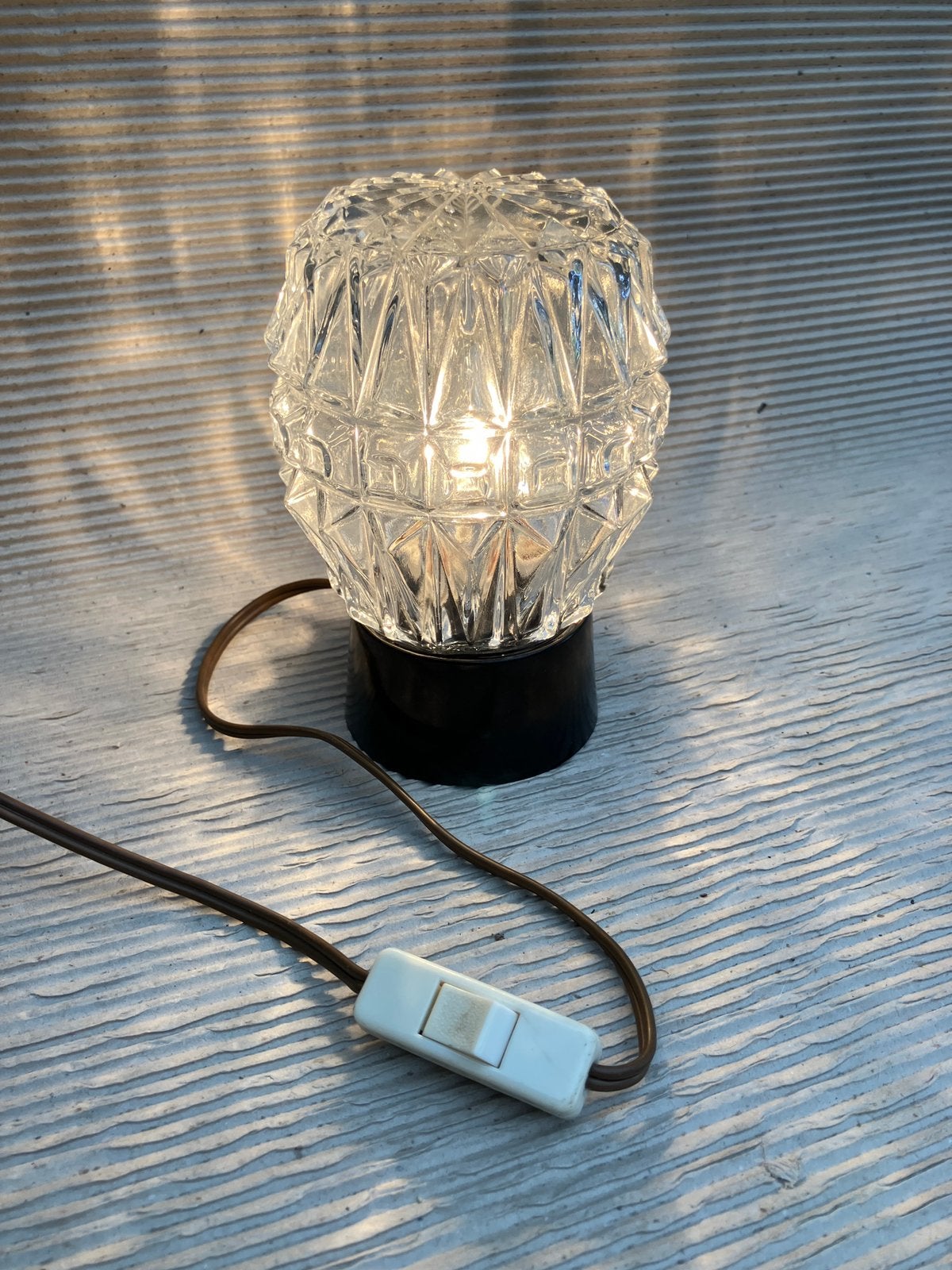 Lampe de table vintage - veilleuse RZB Germany, Vintage, Enlèvement ou Envoi, Autres marques, Avec interrupteur