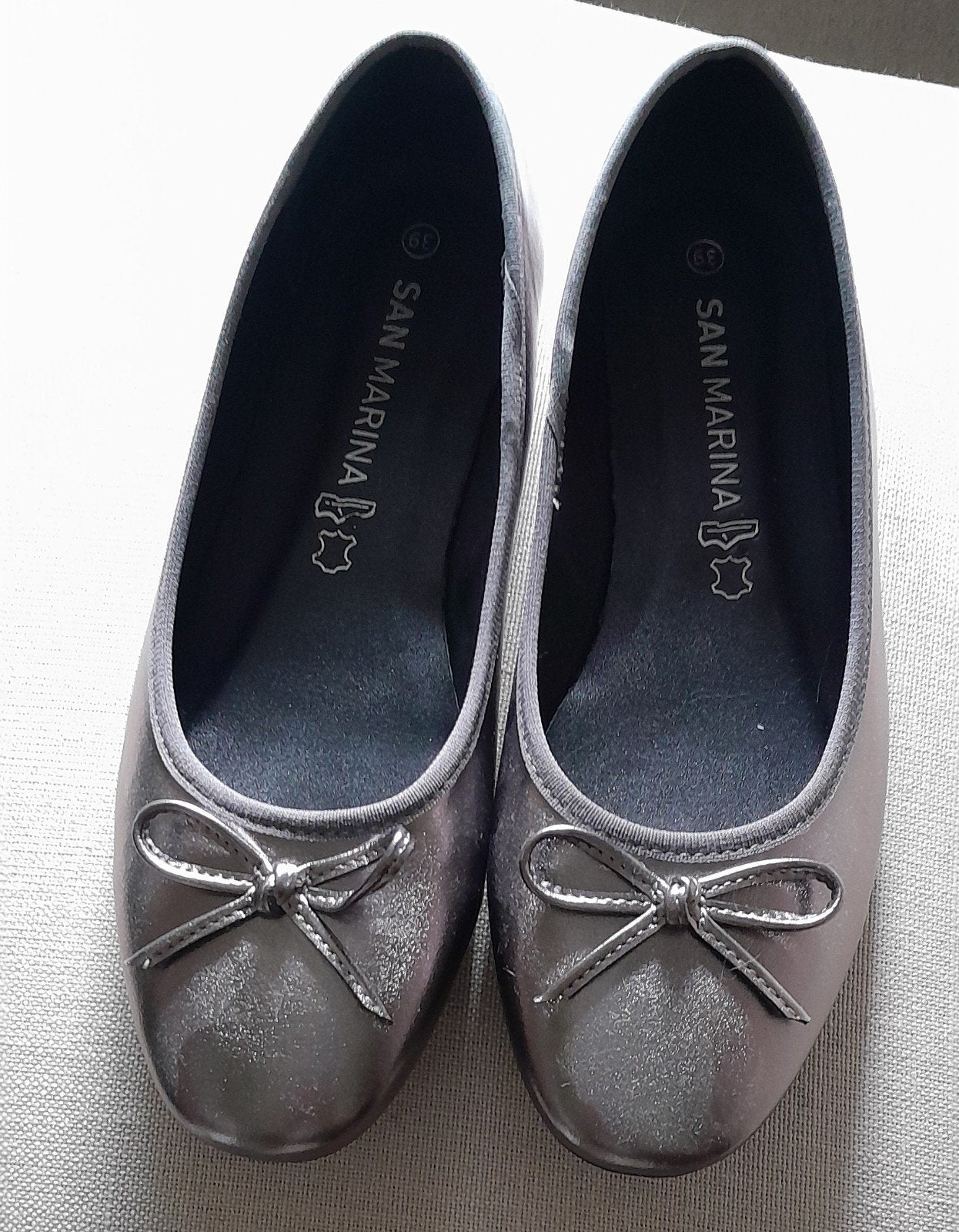 Leren ballerina's 39 San Marina., San Marina, Nieuw, Ballerina's, Ophalen of Verzenden