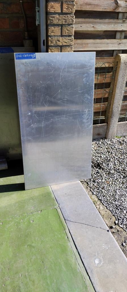 Aluminium plaat 106cm x60cm en 5mm dik, Ophalen