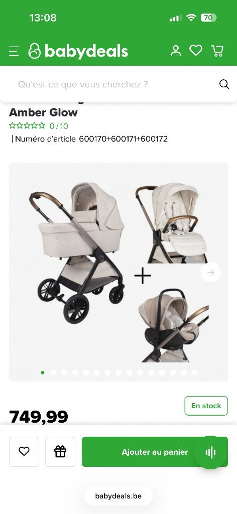 Poussette Chicco Bellagio, Enlèvement, Comme neuf, Poussette, Autres marques