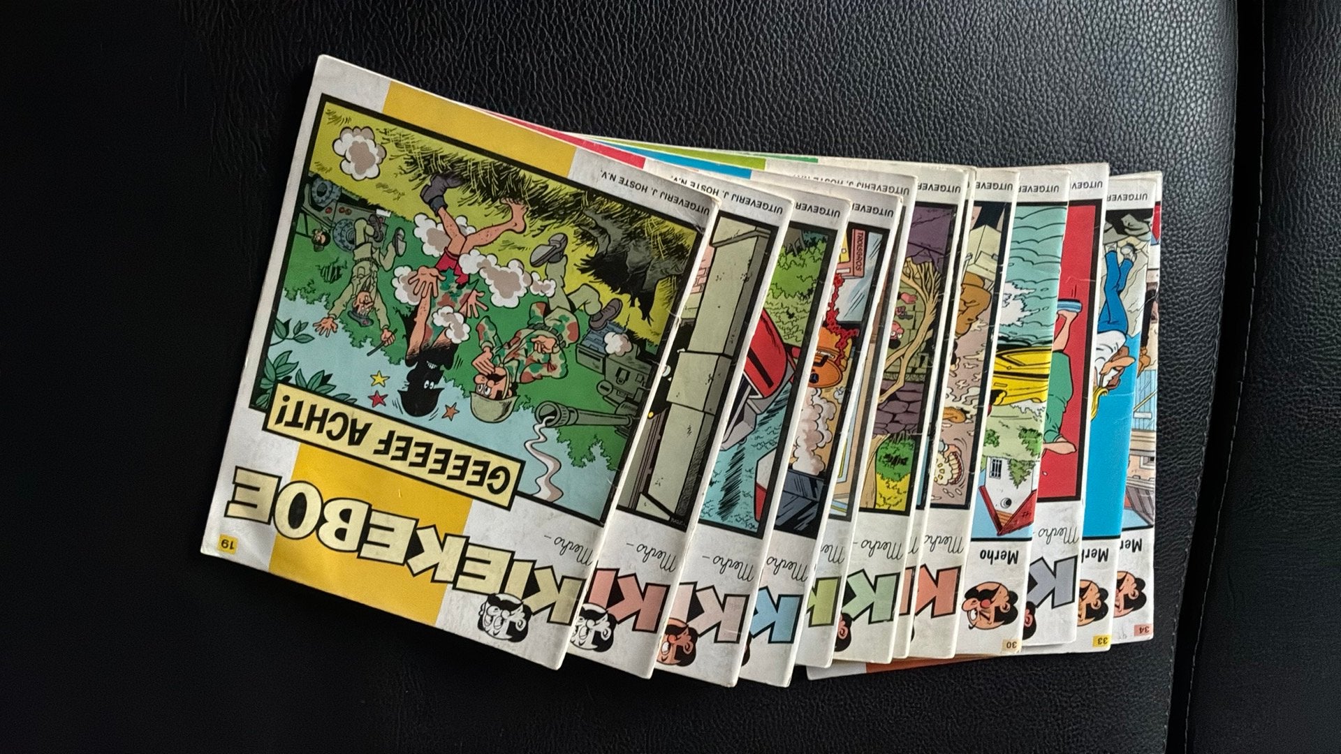 Kiekeboe strips 19,20,22,24,25,27,28,29,30,31,33,34, Livres, Enlèvement ou Envoi, Utilisé, Plusieurs comics, Europe