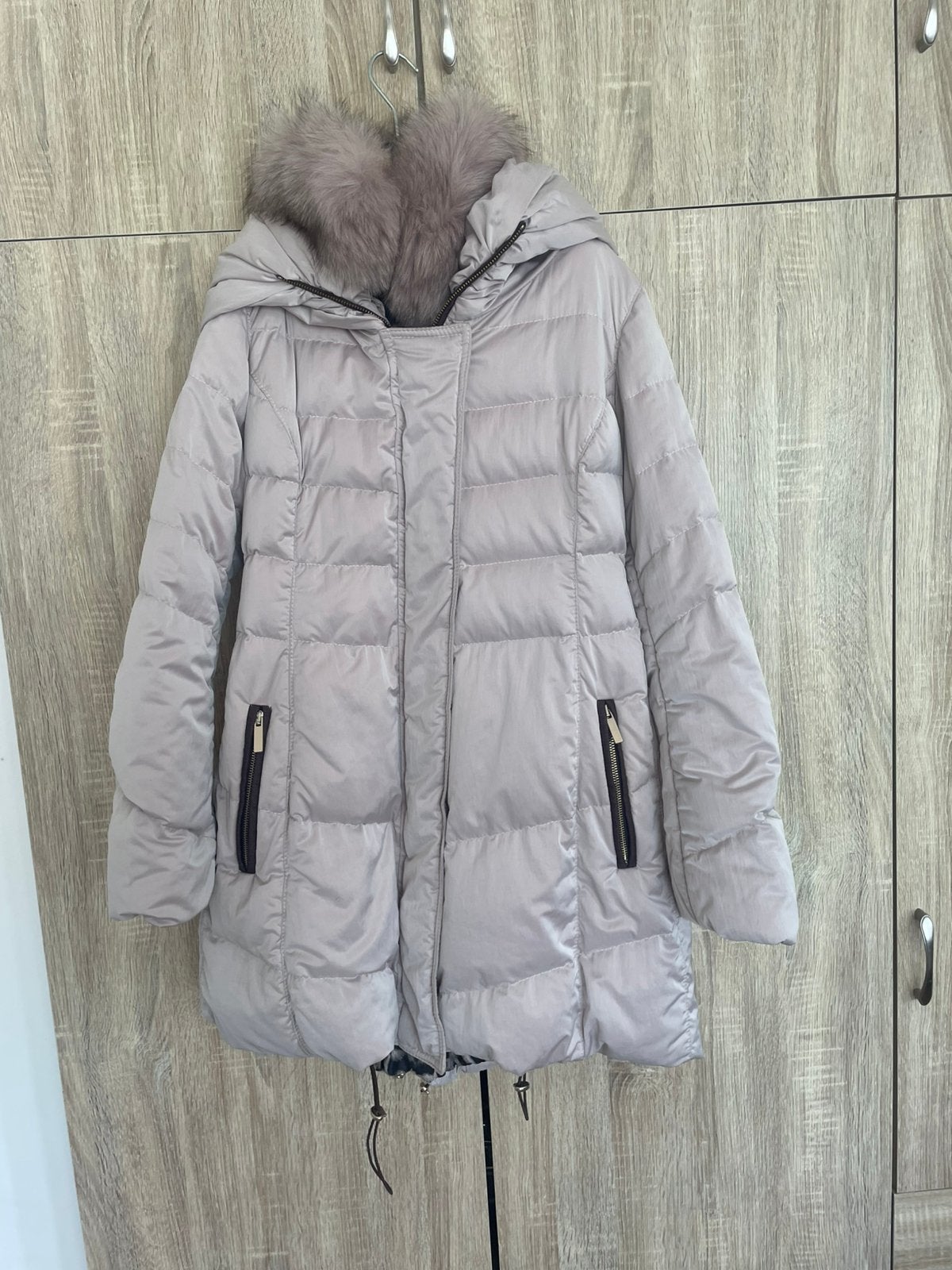 Donsjans, Vêtements | Femmes, Vestes | Hiver, Comme neuf, Taille 42/44 (L), Beige, Enlèvement ou Envoi
