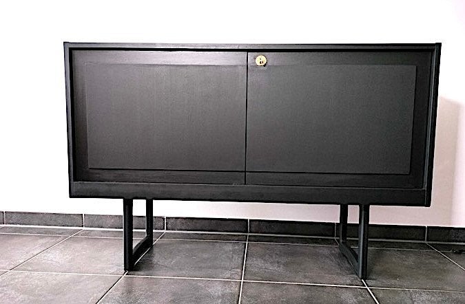 minimalistisch vintage dressoir (130 x 43 x H85 cm), Antiek en Kunst, Antiek | Meubels | Kasten, Ophalen