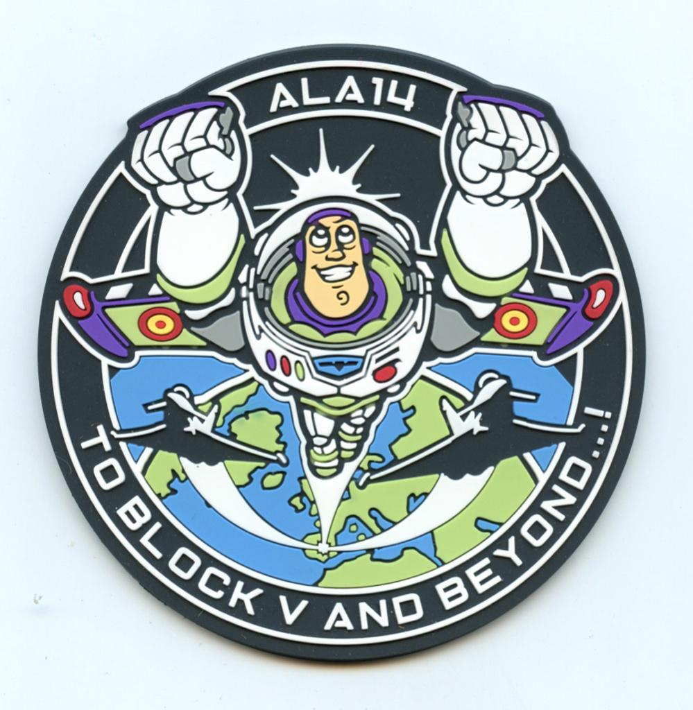 Spaanse luchtmacht patch ALA14 EF2000 block V PVC velcro, Verzenden, Luchtmacht, Embleem of Badge