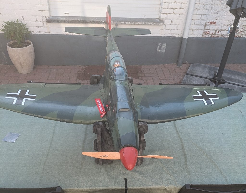 Heinkel 112B Blackhorse, Ophalen, Gebruikt, Elektro, RTF (Ready to Fly)