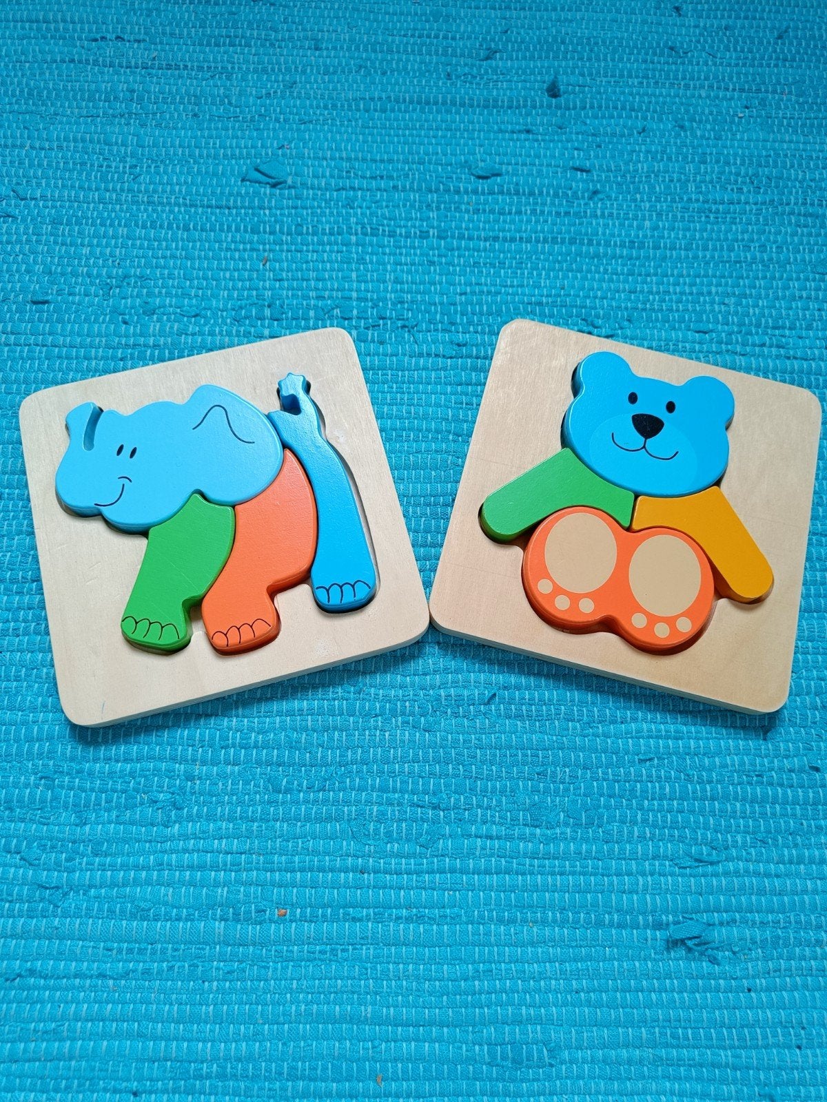 houten baby peuter puzzels dieren, Ophalen