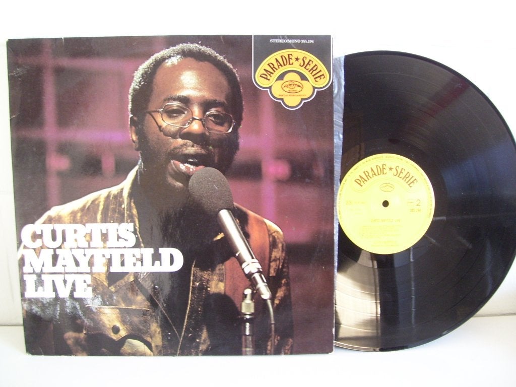 CURTIS MAYFIELD  curtis mayfield live, CD & DVD, Comme neuf, R&B, LP, 12 pouces