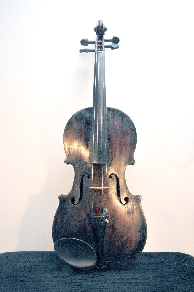 Oude viool  4/4, Muziek en Instrumenten, Ophalen of Verzenden, Gebruikt, 4/4-viool, Viool