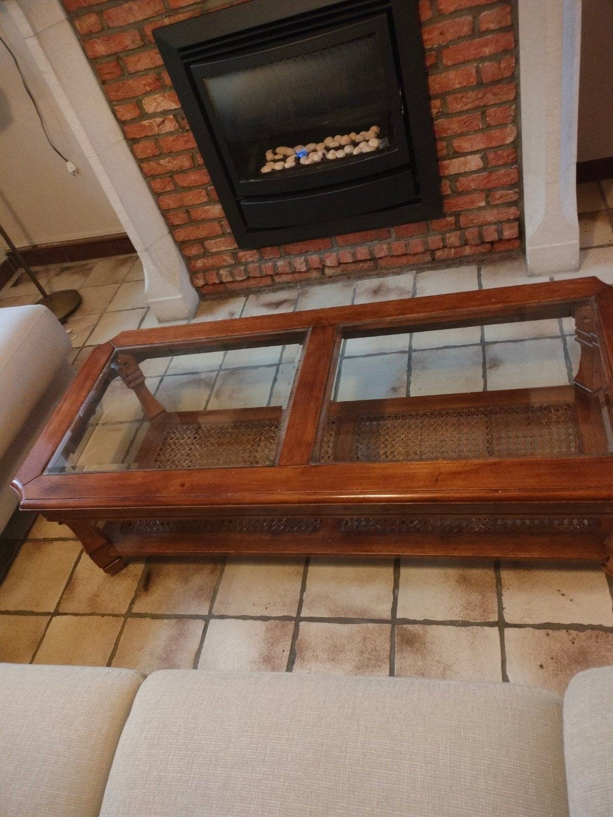 salontafel, Ophalen