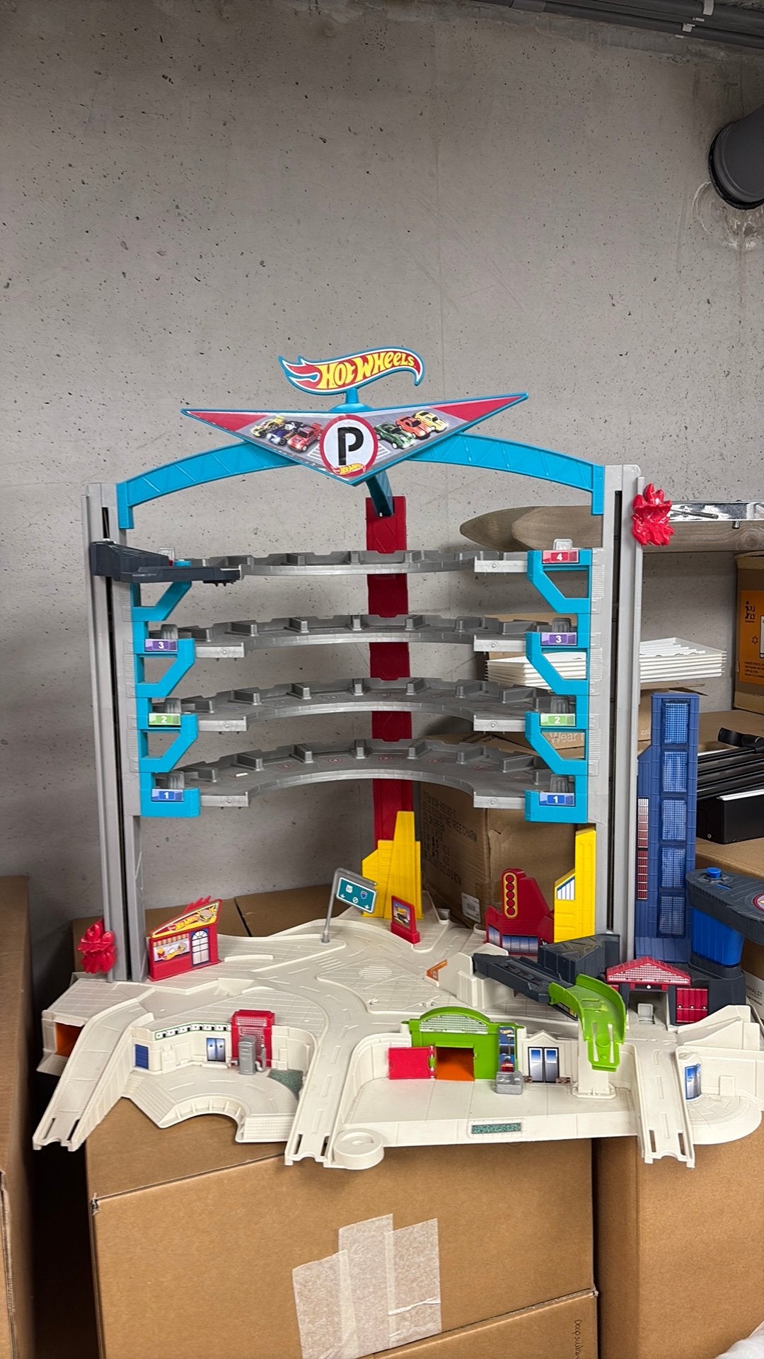 Hot wheels parkeergarage, Ophalen, Gebruikt, Hot Wheels