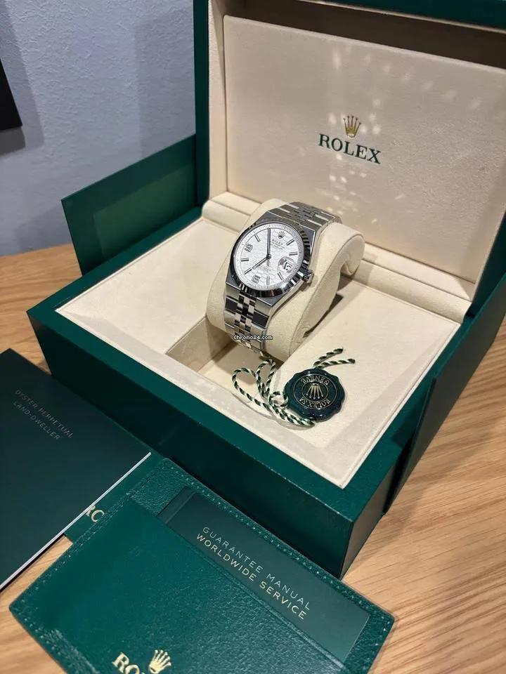 Rolex Land-dweller 2026 - nieuw in box, Bijoux, Sacs & Beauté, Montres | Hommes, Rolex, Acier, Enlèvement, Acier