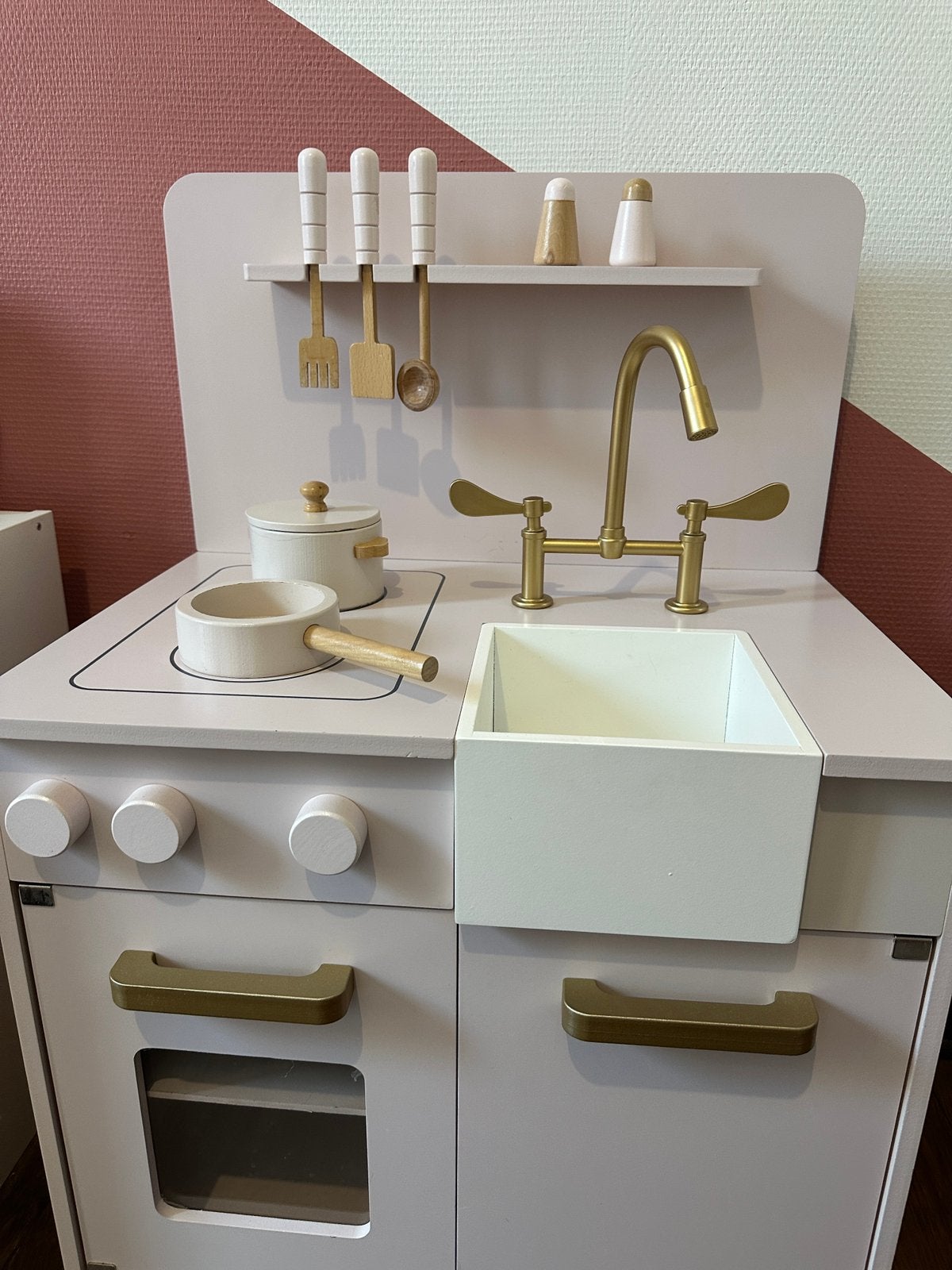 Cuisine pour enfant, Enfants & Bébés, Enlèvement, Utilisé, Bois, Jouer à la cuisine