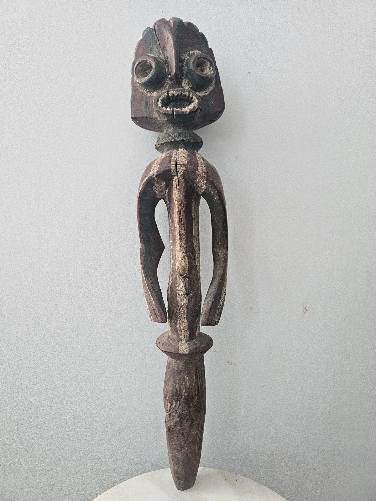 reliquaire Mumuyé Karim du Nigeria. 59cm, Afrique, Enlèvement ou Envoi, Bois, 59 cm