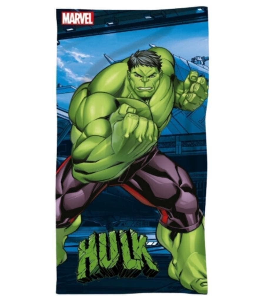 The Avengers Hulk Badlaken / Strandlaken - Sneldrogend, Neuf, Garçon, Avengers, Enlèvement ou Envoi