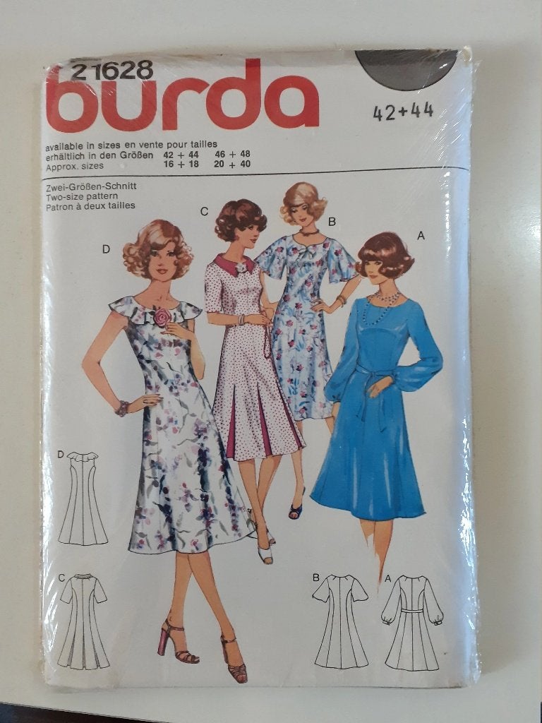 Naaipatroon Burda 21628, Hobby en Vrije tijd, Kledingpatronen, Nieuw, Overige typen, Vrouw, Burda, Ophalen of Verzenden