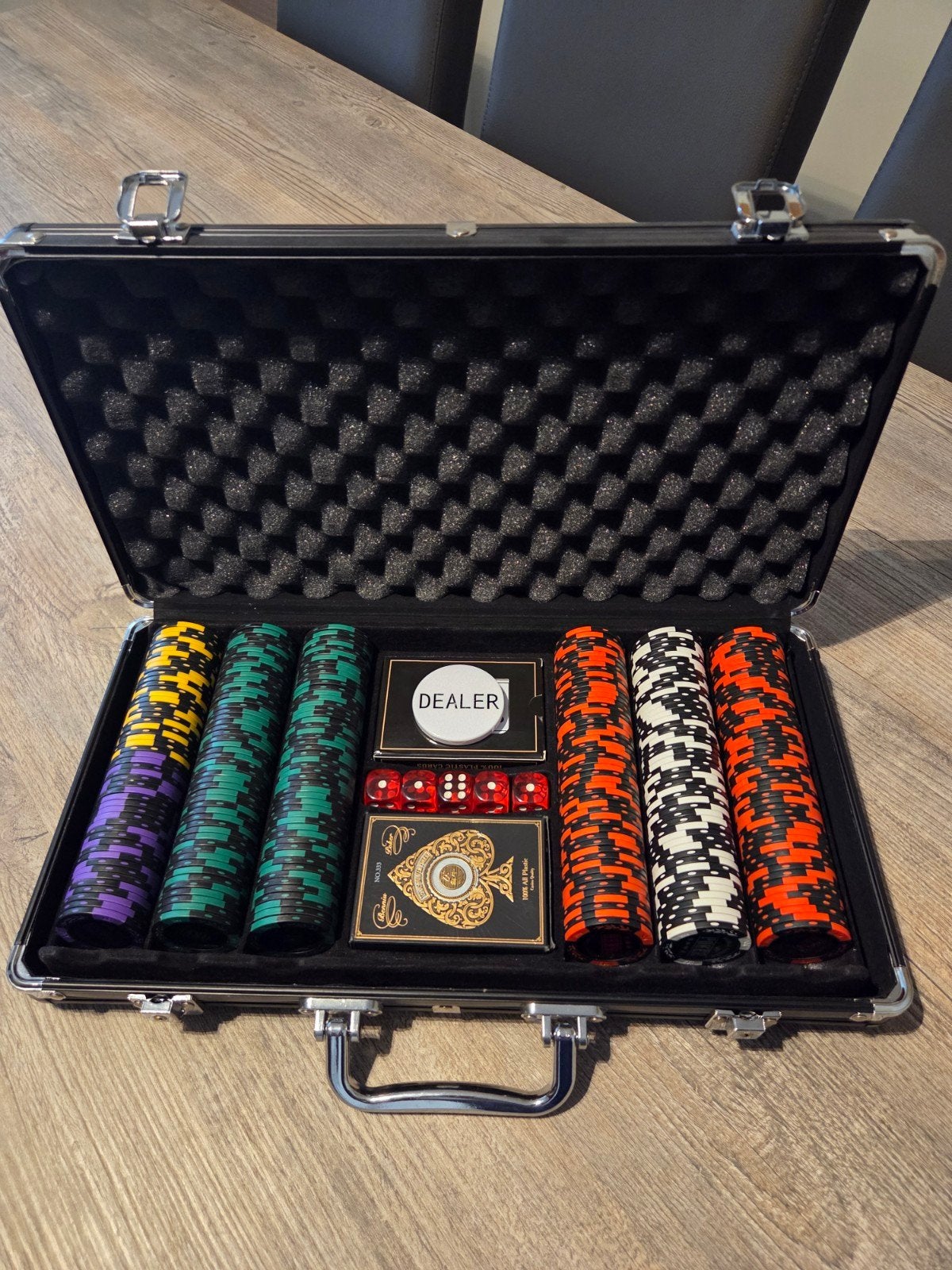 set poker pro, Cinq joueurs ou plus, Enlèvement, Utilisé