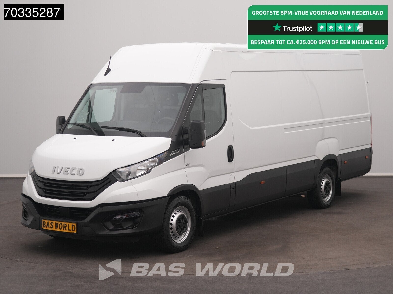 Iveco Daily 35S16 Automaat 160PK L3H2 AC/Climate Camera Park, Autos, Achat, Euro 6, Entreprise, Tissu