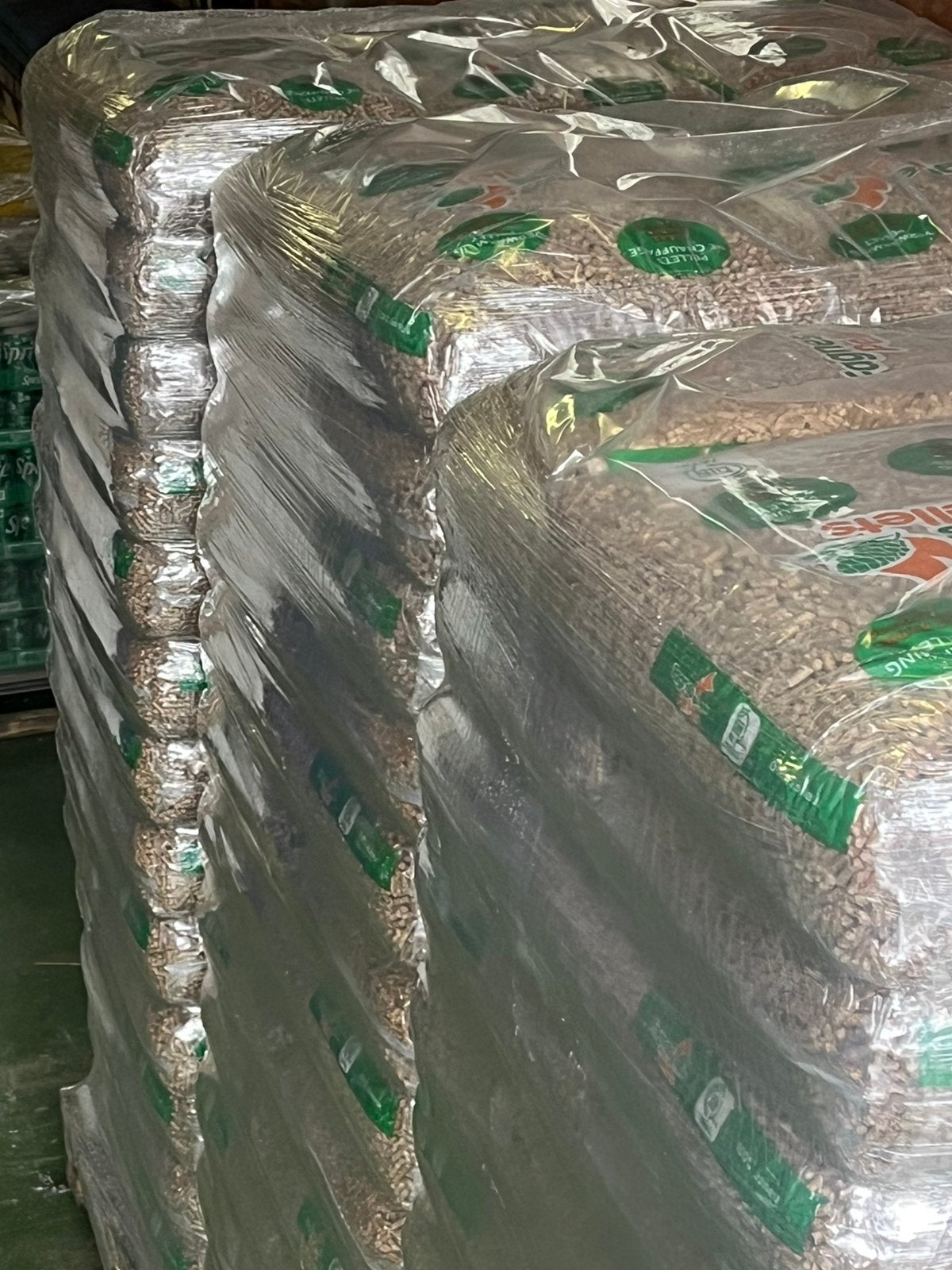 Houtpellets, Enlèvement, Neuf