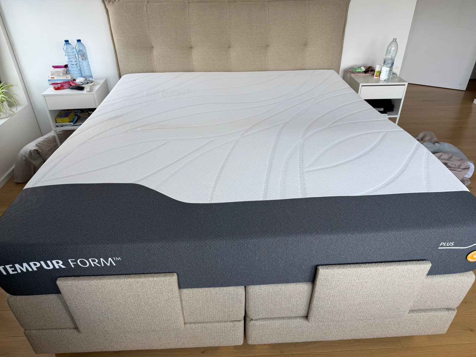 Matras Tempur Plus Hybrid, Ophalen, Gebruikt, Tweepersoons, 180 cm