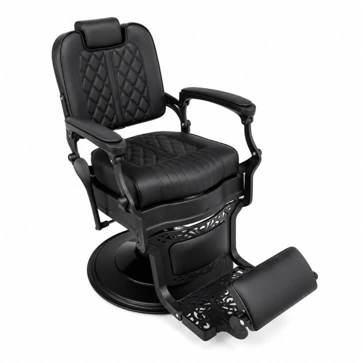 Barbierstoel Torq Black – Luxe Professionele Barbierstoel, Overige materialen, Nieuw, Ophalen of Verzenden, Modern