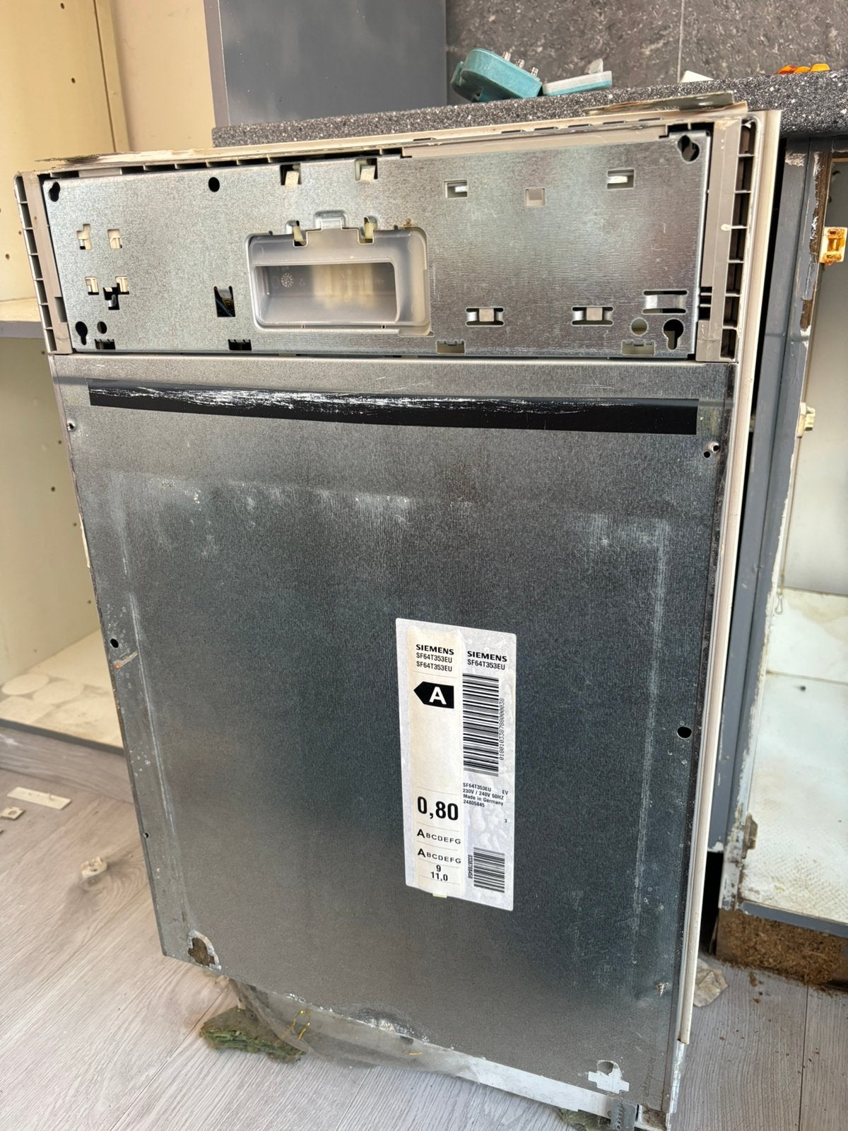 Siemens vaatwas small, Elektronische apparatuur, Vaatwasmachines, Ophalen, Zo goed als nieuw, Inbouw