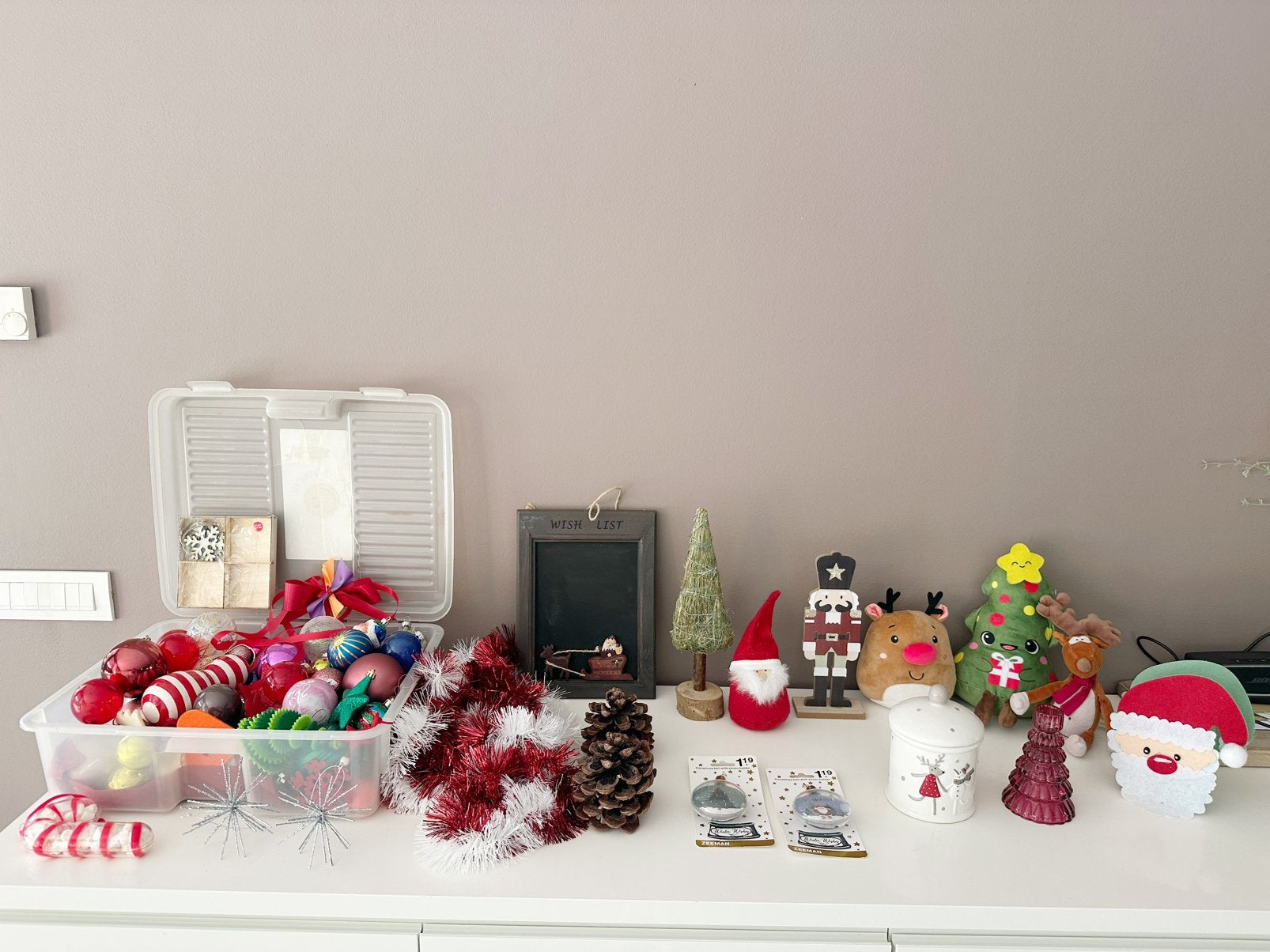 Leuk pakket kerst decoratie, Ophalen, Zo goed als nieuw