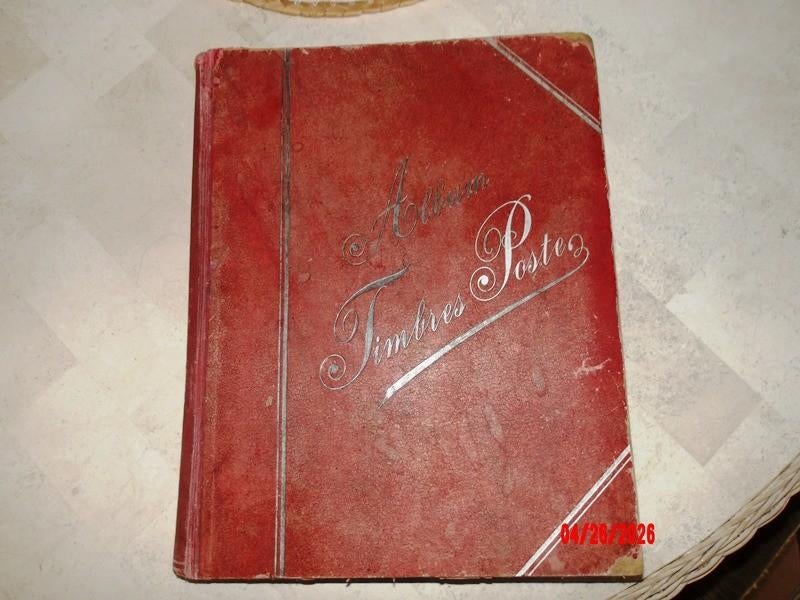 Album et quelque vieux timbres oblitérés., Enlèvement, Album de collection