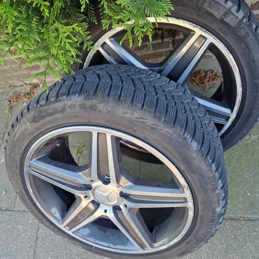 225/45/17,, set voor mercedes C class, Auto-onderdelen, Banden en Velgen, Ophalen
